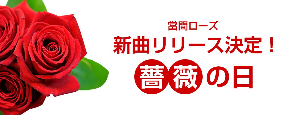 當間ローズ新曲リリース決定！薔薇の日
